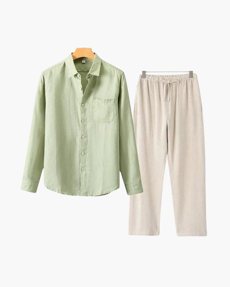 Combo de Lino Old Money (Manga Larga)