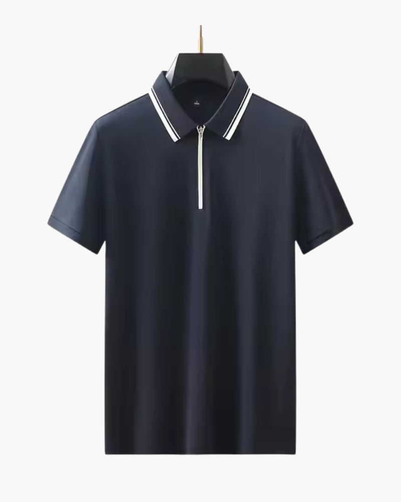 Polo Ridgeway con Cremallera