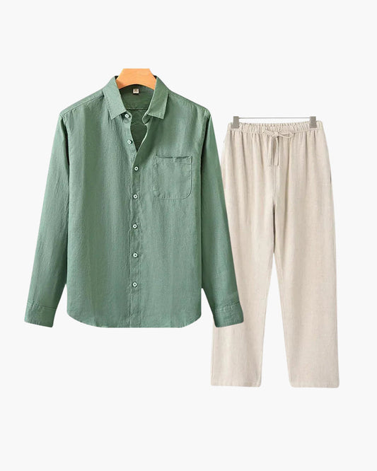Combo de Lino Old Money (Manga Larga)