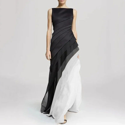 SerenaLuxury Women's Satin Evening Gown for Unforgettable Occasions