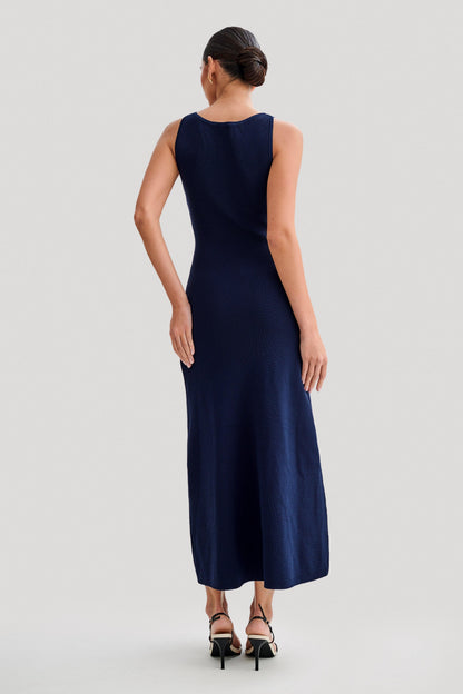 StyleEase Elegant Sleeveless Button-Up Maxi Dress for Women