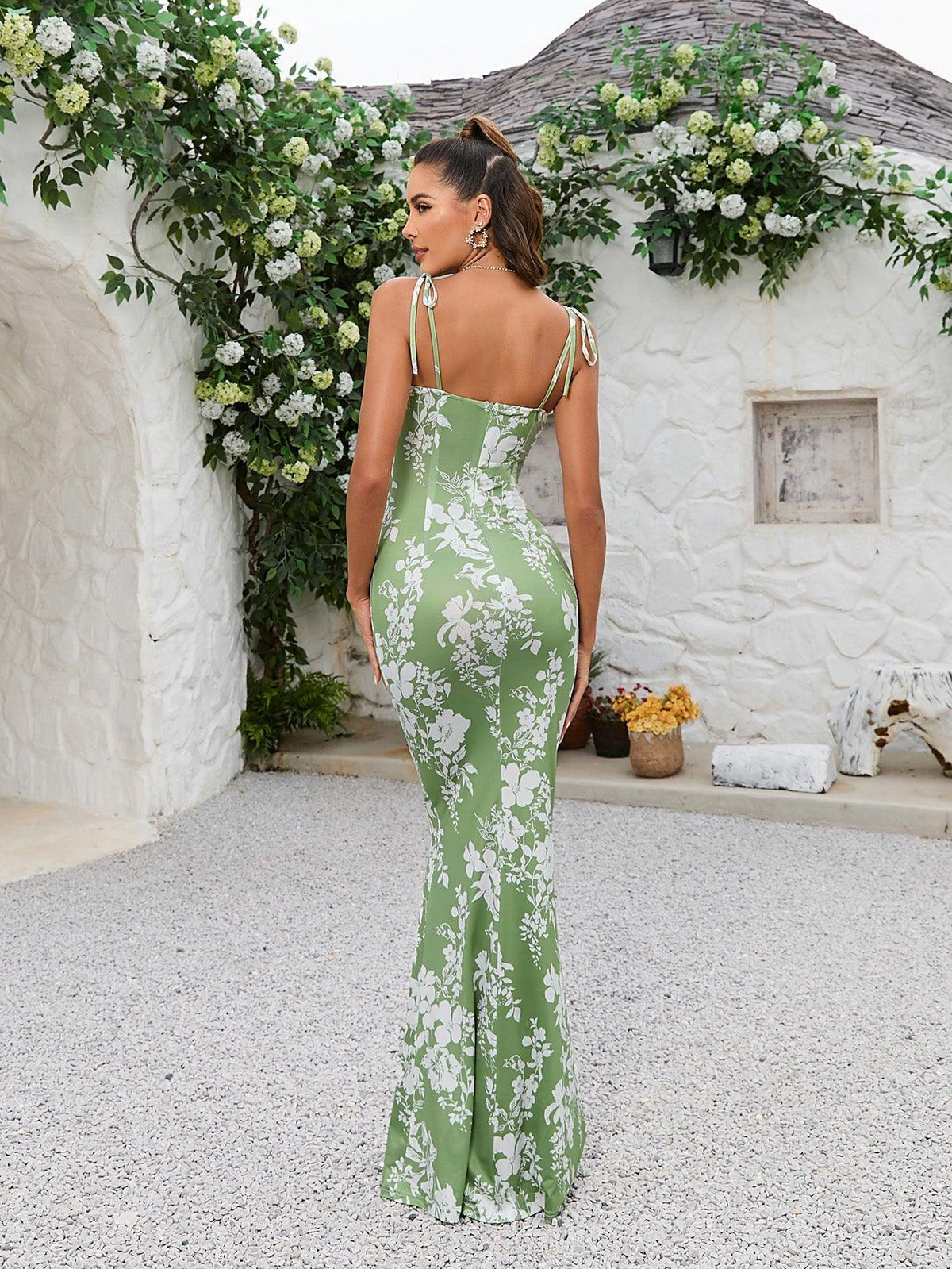 PetalChic Women's Sleeveless Floral Maxi Dress