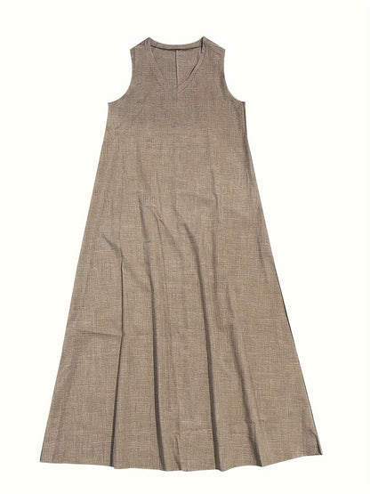 BellaBreezy Women’s Sleeveless Maxi Dress – Stylish and Comfortable