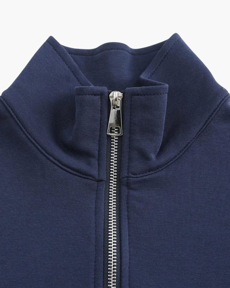 Sudadera de Algodón Miami con Cremallera