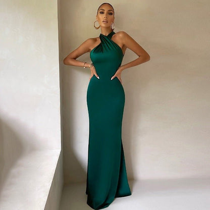 ZaraGrace Sleeveless Evening Gown for Women's Formal Occasions