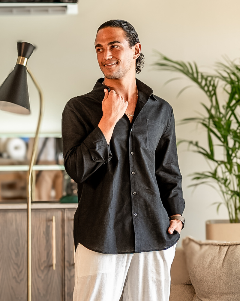 Cape Town - Camisa 100% Lino