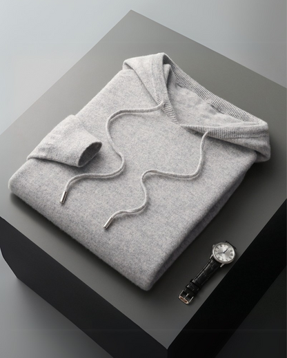 Sudadera con capucha 100% Cachemira