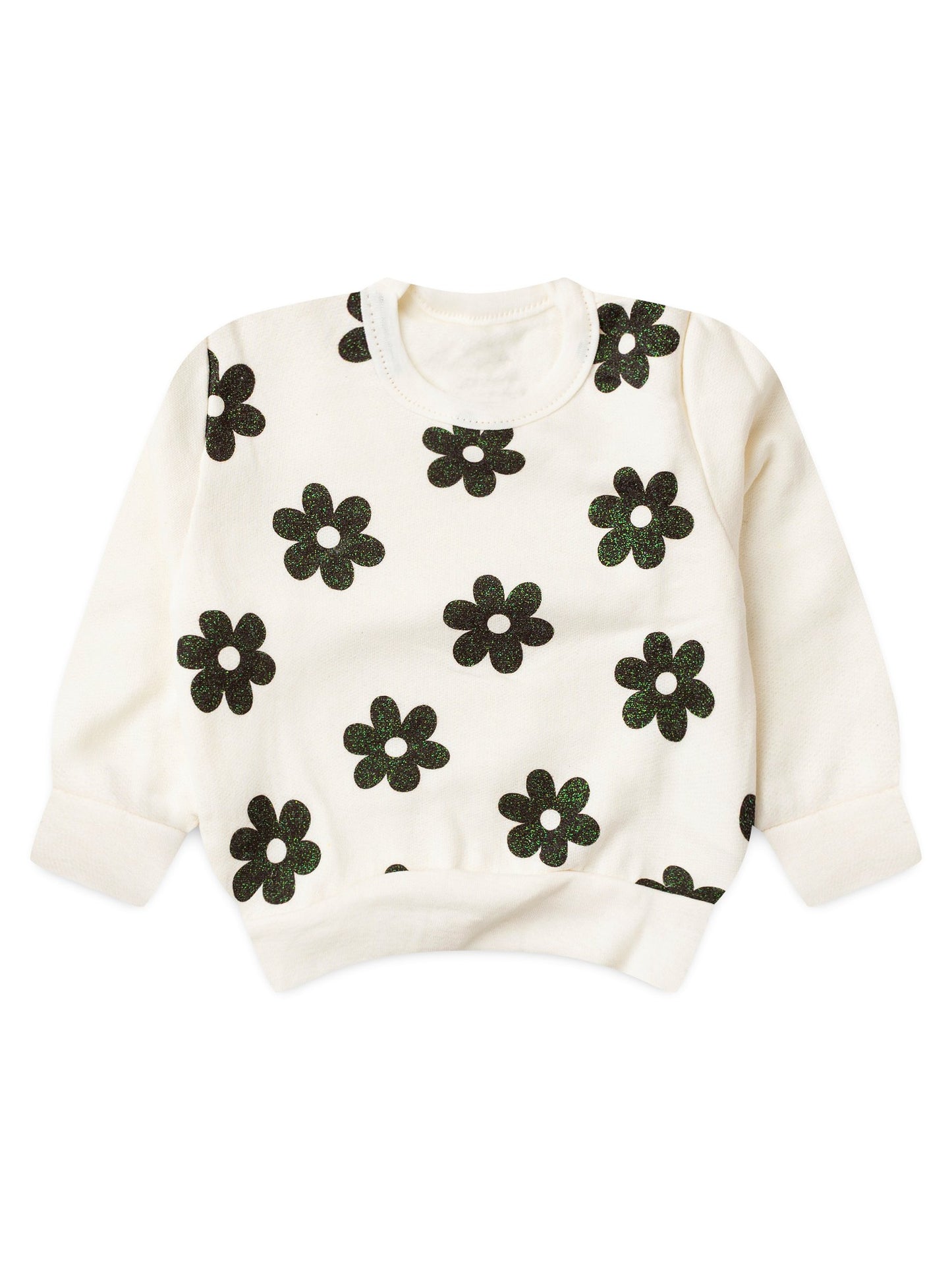 Conjunto Infantil Menina Moletom Peluciado Flores