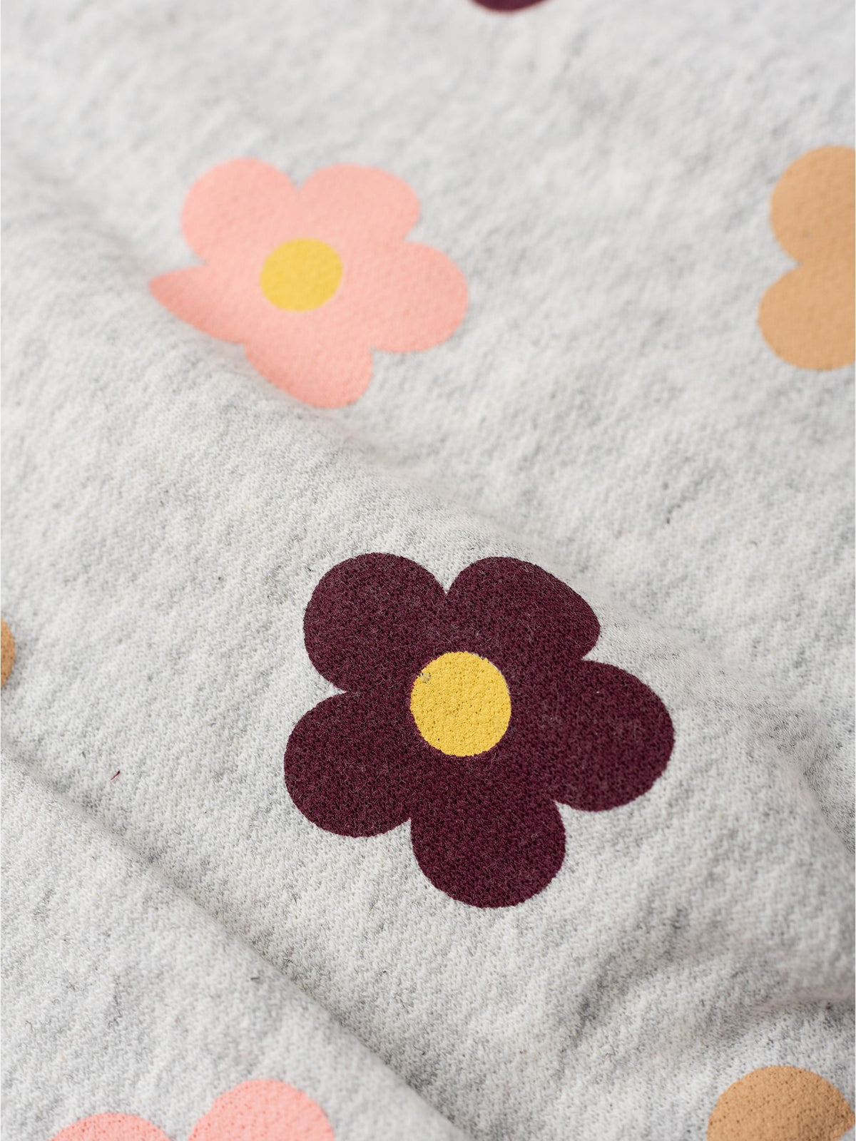 Conjunto Infantil Menina Moletom Peluciado Flores Coloridas