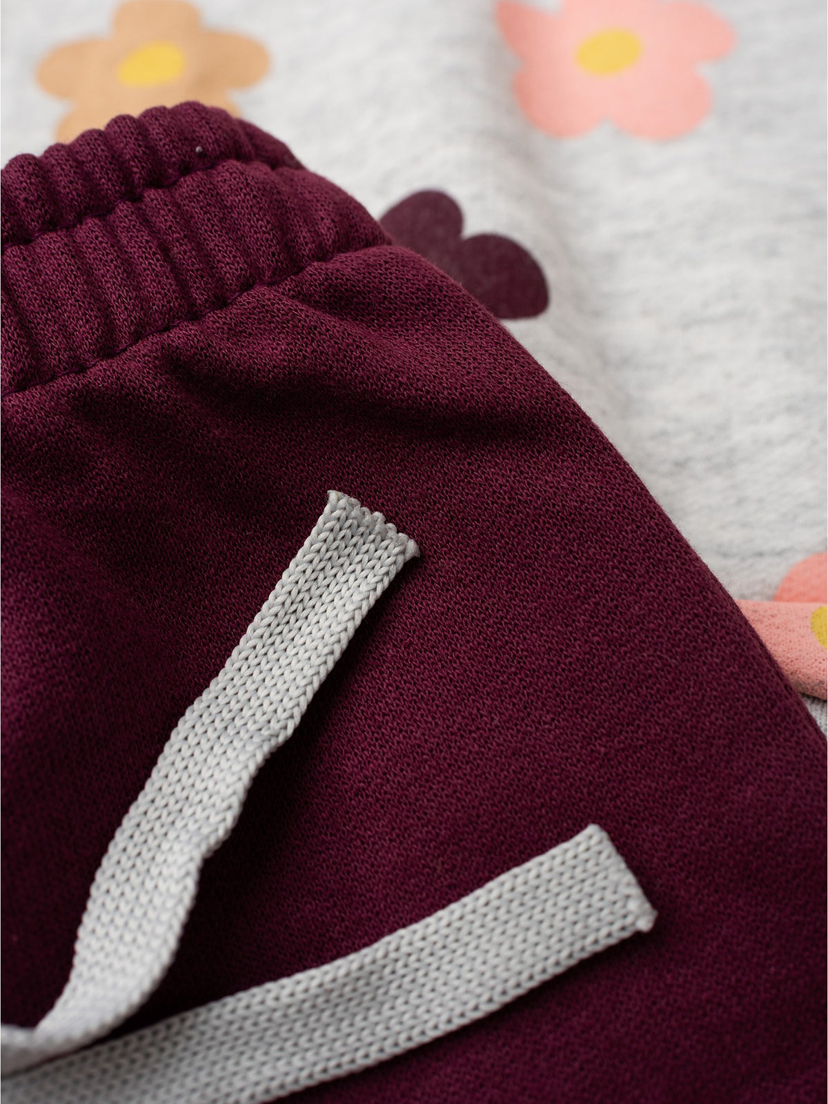 Conjunto Infantil Menina Moletom Peluciado Flores Coloridas