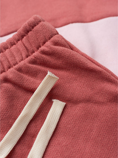 Conjunto Infantil Menina Moletom Peluciado Recortes Blush