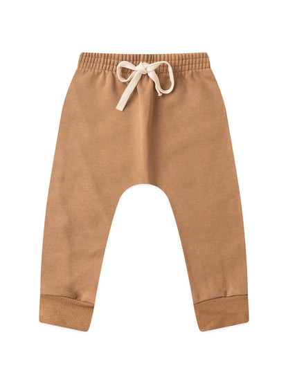 Conjunto Infantil Menino Moletom Peluciado com Capuz Off White