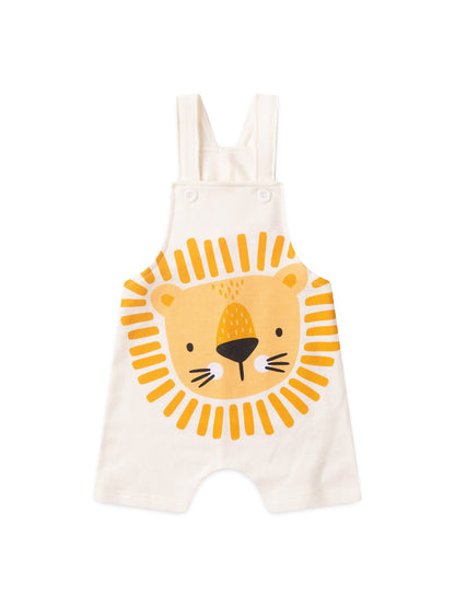 Conjunto Jardineira Bebê Menino Suedine Lion