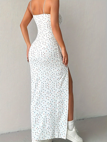 CatherineLane Elegant Women's Sleeveless Maxi Dress with Daring Slit