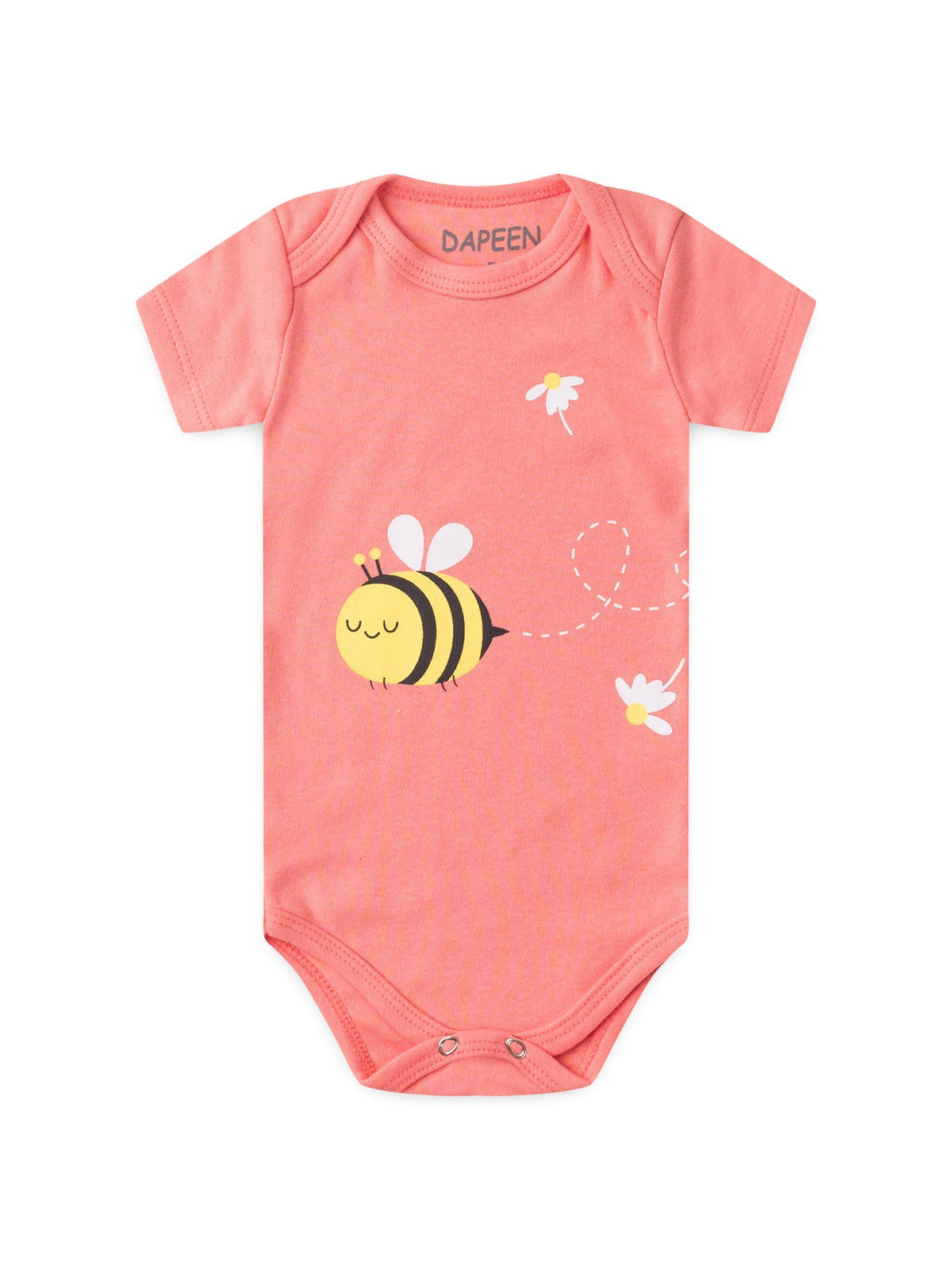 Kit Body Bebê Menina Suedine Abelha