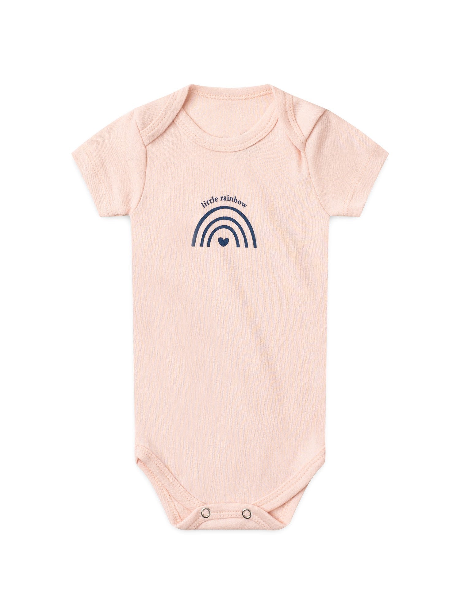 Kit Body Bebê Menina Suedine Arco-íris