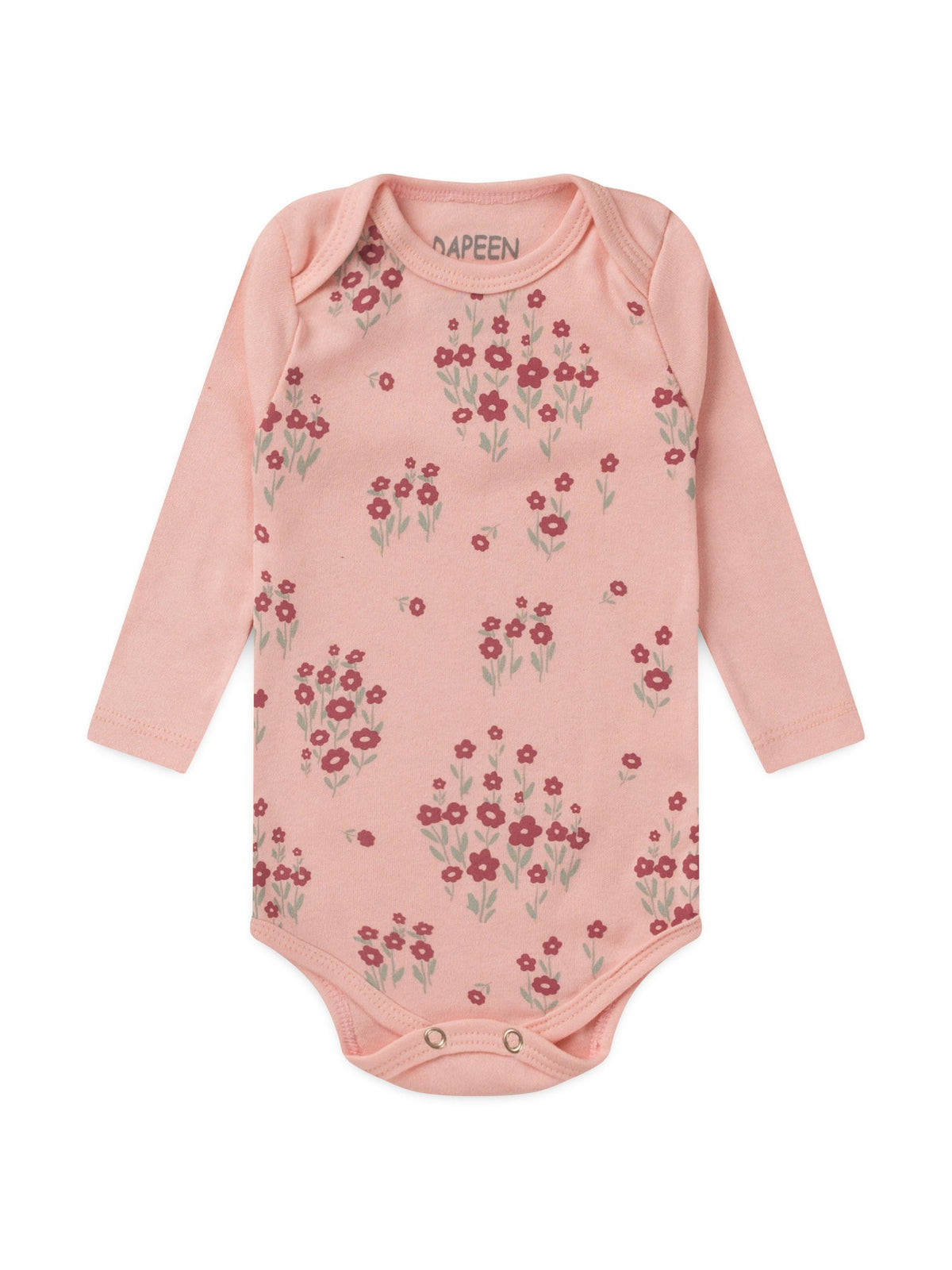 Kit Body Bebê Menina Suedine Flowers