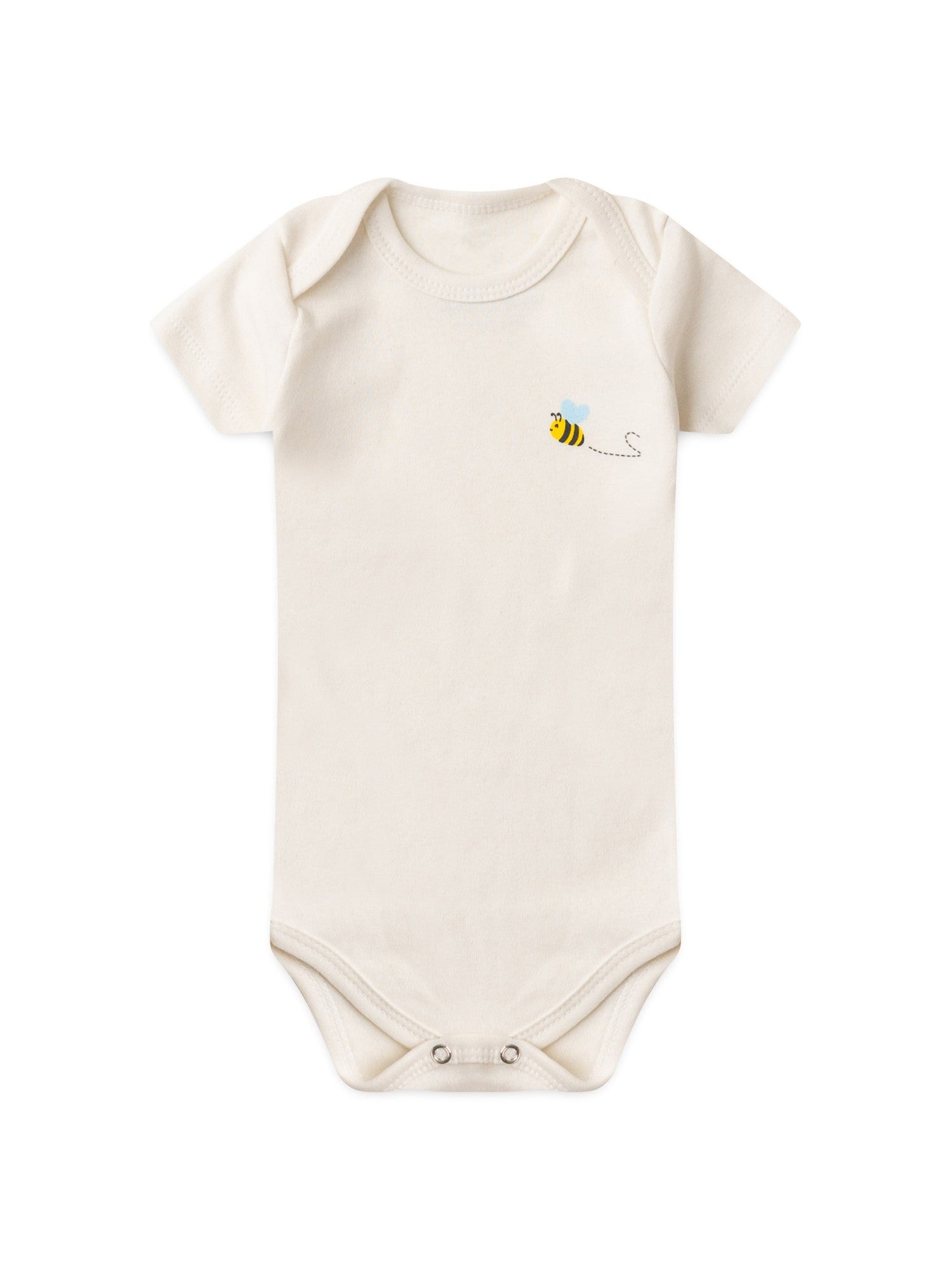 Kit Body Bebê Menina Suedine Mini Abelha