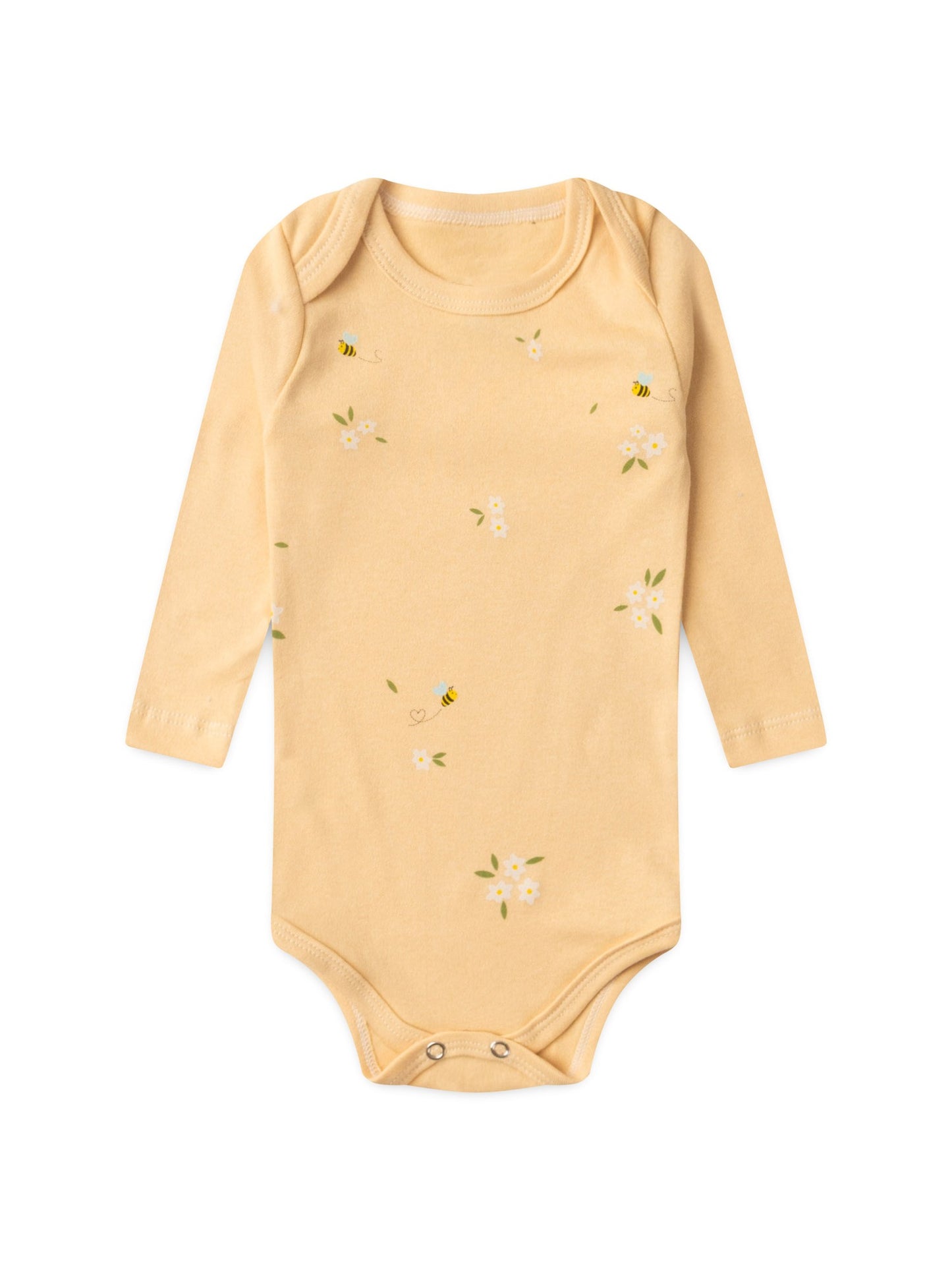 Kit Body Bebê Menina Suedine Mini Abelha