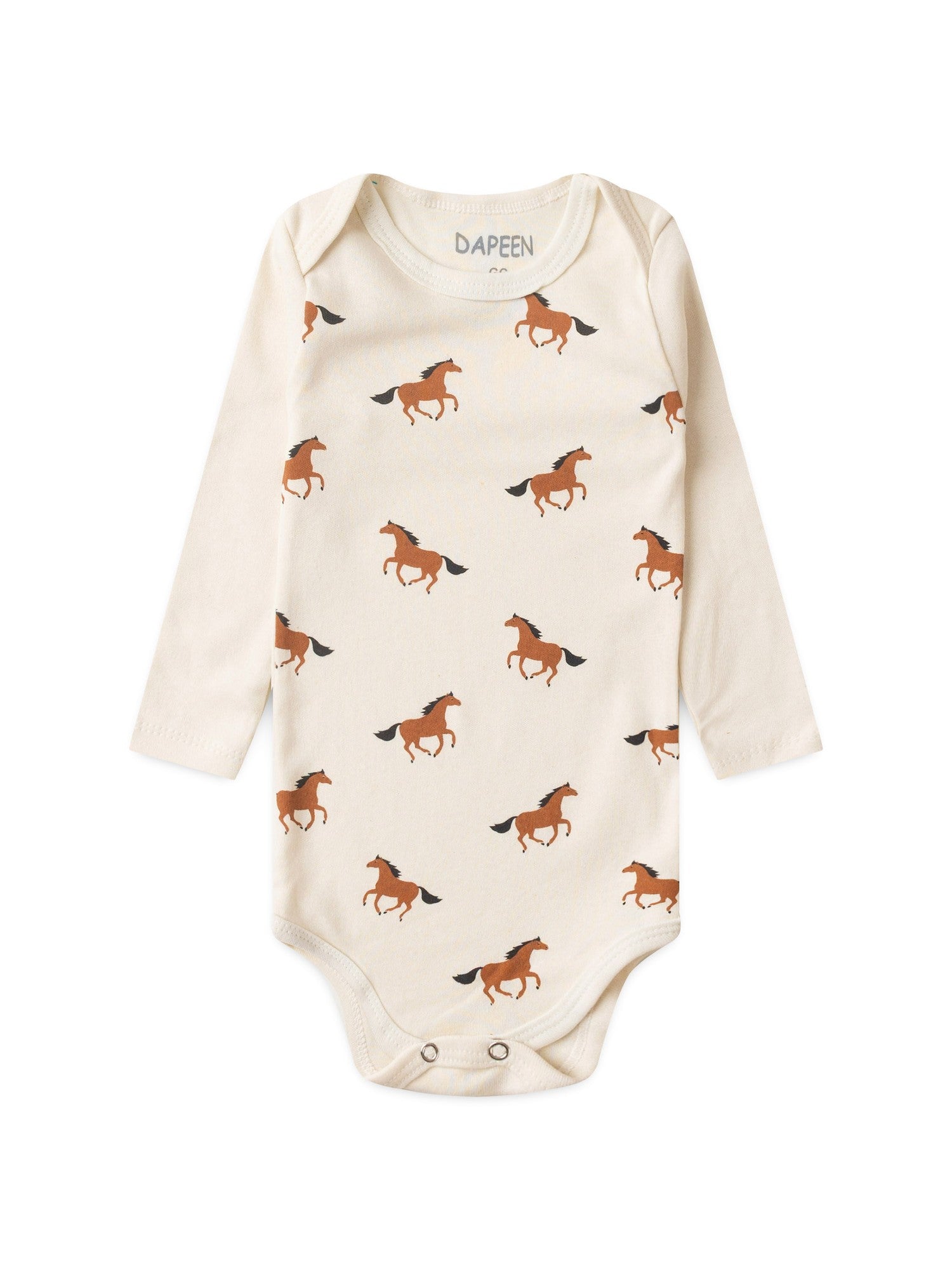 Kit Body Bebê Menino Suedine Cavalos