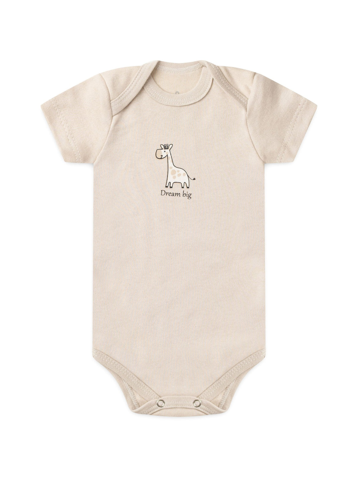 Kit Body Bebê Unissex Suedine Mini Girafinhas
