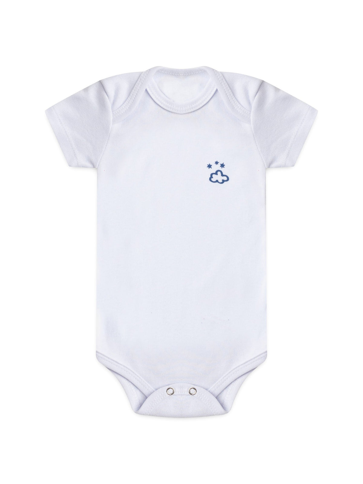 Kit Body Bebê Unissex Suedine Nuvem
