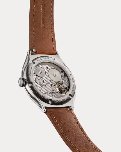 Reloj Esfera vintage de 40 mm en plata opalina de 67 mm