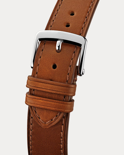 Reloj Esfera vintage de 40 mm en plata opalina de 67 mm