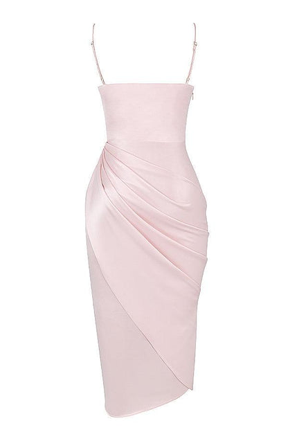Luxora Women's Satin Corset Maxi Gown