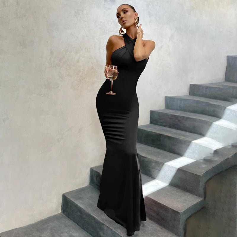 ZaraGrace Sleeveless Evening Gown for Women's Formal Occasions